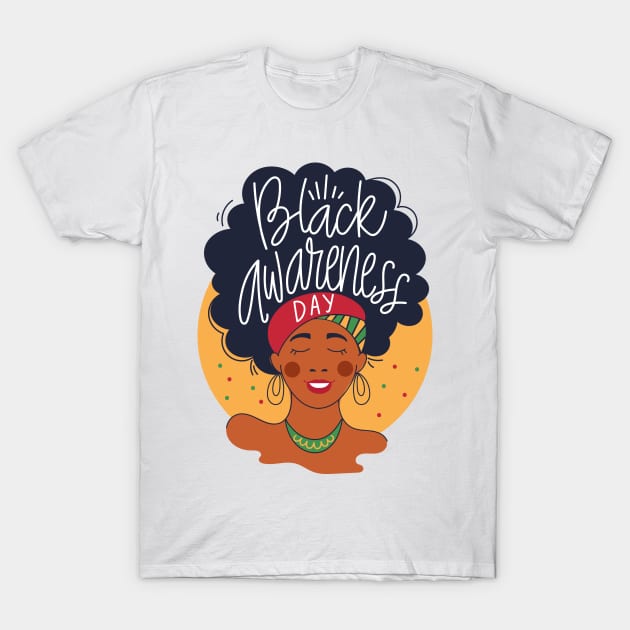 Black Awareness Day T-Shirt by Seedsplash